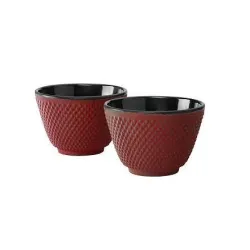 Bredemeijer Xilin czarki 2 sztuki kolor czerwone