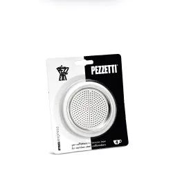 Uszczelki + sitko do kawiarek stal. Pezzetti pojemność 4 espresso