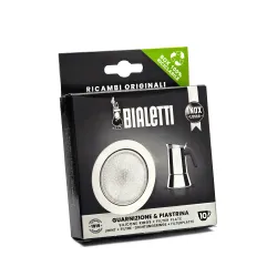 Uszczelka i sitko do kawiarek stalowych Bialetti New Venus 10 tz