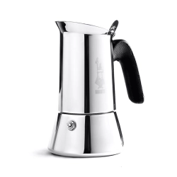 Bialetti New Venus kawiarka stalowa na indukcję pojemność 4 tz / 170 ml kolor srebrna