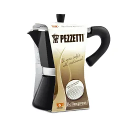 Pezzetti kawiarka Bellexpress pojemność 6 espresso kolor czarna