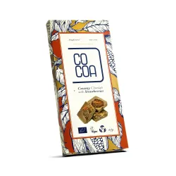 COCOA Czekolada creamy z truskawkami BIO 50g
