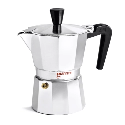 Giannini Nina kawiarka aluminiowa na gaz pojemność 3 tz / 150 ml kolor srebrna