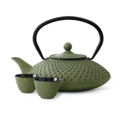 Zestaw Bredemeijer Xilin żeliwny zielony pojemność 1250 ml