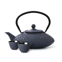 Zestaw Bredemeijer Xilin żeliwny niebieski pojemność 1250 ml