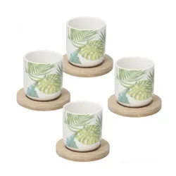 Zestaw 4 filiżanek Tognana Bali Coffee