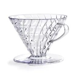 Hario dripper V60 plastikowy przezroczysty rozmiar V02
