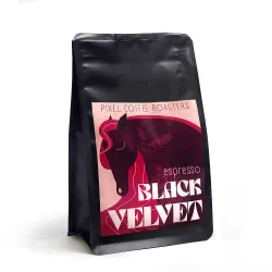 PIXEL Black Velvet kawa ziarnista mielona waga 250 g zmielona do ekspresu kolbowego domowego