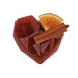 Bomba herbaciana serce brązowa