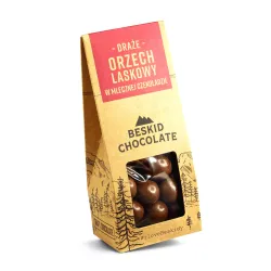 Beskid Chocolate Orzechy laskowe w mlecznej czekoladzie waga 50 g