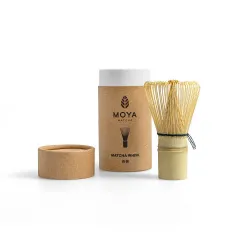 Moya Matcha Chasen miotełka bambusowa do matchy naturalna