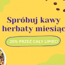 Powrót Kawy i Herbaty Miesiąca: Kawa Rwanda Ibis PB Washed i Herbata Letni Wiatr z 20% Zniżką w Lipcu!