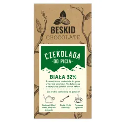 Beskid Chocolate Biała Czekolada do picia 32% 200 g