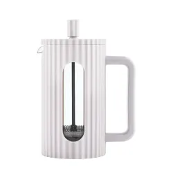 Klausberg French press zaparzacz do kawy i herbaty pojemność 600ml kolor kremowy