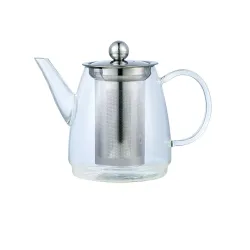 Kinghoff Szklany zaparzacz z sitkiem pojemność 600 ml