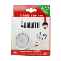 Uszczelki i sitko do kawiarek aluminiowych Bialetti Moka Express 12 tz