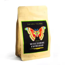 Kawa bezkofeinowa ziarnista Wieczorne Espresso Colombia Sugar Cane Decaf 250 g