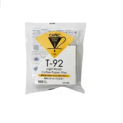 CAFEC Filtry papierowe TH-1 (dawniej T-92) Light Roast 100 szt. pojemność 1 filiżanka