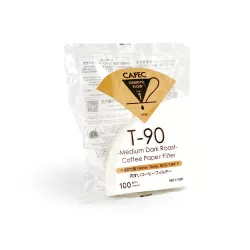 CAFEC Filtry papierowe TH-3 (dawniej T-90) Medium Roast 100 szt. pojemność 1 filiżanka
