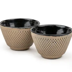 Bredemeijer Xilin czarki 2 sztuki kolor karmelowe