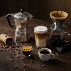 Różne rodzaje kawy: podstawowe gatunki ziaren i metody parzenia