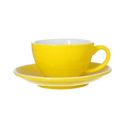 EPIC filiżanka do cappuccino pojemność 230 ml kolor żółta