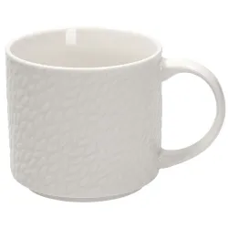 Tognana Fontebasso Relief Storm kubek porcelanowy pojemność 450 ml