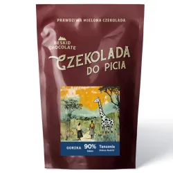 Beskid Chocolate Gorzka Czekolada do picia 90% Tanzania 200 g