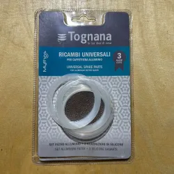 OUTLET Uszczelki i sitko do kawiarek aluminiowych Tognana rozmiar 3 tz
