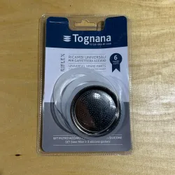 OUTLET Uszczelki i sitko do kawiarek stalowych Tognana rozmiar 6 tz
