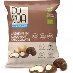 COCOA Orzechy nerkowca w czekoladzie kokosowej BIO waga 70 g