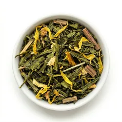 Herbatka Sencha Cytrynowo-Imbirowa waga 100g
