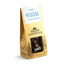 Beskid Chocolate Migdał w gorzkiej czekoladzie waga 50 g