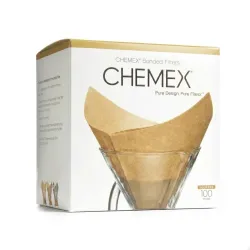 Chemex filtry kształt kwadratowe - złożone rozmiar 6-8-10 filiżanek oznaczenie FSU-100