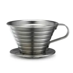 Tiamo dripper stalowy 1-4 filiżanki