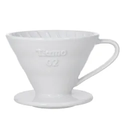 Dripper Ceramiczny Tiamo kolor biały rozmiar V02