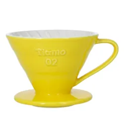 Dripper Ceramiczny Tiamo kolor żółty rozmiar V02