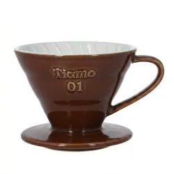 Dripper Ceramiczny Tiamo kolor brązowy rozmiar V01