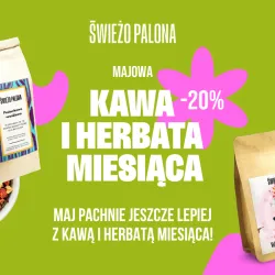 Kawa i herbata maja! - Wiosenne Espresso i Herbatka poziomkowo-waniliowa 20% taniej!