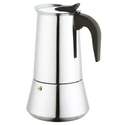 Kinghoff kawiarka stalowa na indukcję pojemność 12 tz / 600 ml kolor srebrna