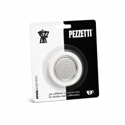 Uszczelki + sitko do kawiarek stal. Pezzetti 2 tz