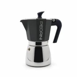 Pedrini Mia Full kawiarka na indukcję 6 tz / 300 ml stalowo-grafitowa