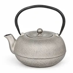 Bredemeijer Sichuan żeliwny zaparzacz do herbaty 1000 ml srebrny