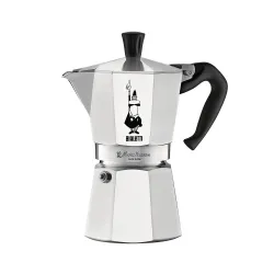 Bialetti Moka Express 6 tz – kawiarka aluminiowa, widok z przodu