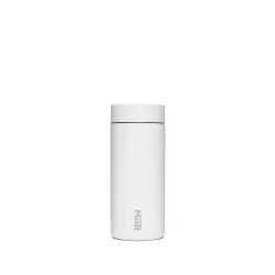 MiiR 360 Traveler 350 ml biały – kubek z zakręcaną pokrywką, przód