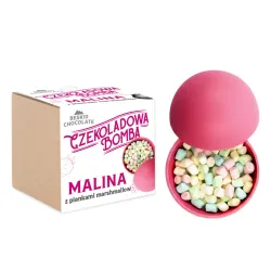 Beskid Chocolate Czekoladowa Bomba malinowa z piankami marshmallow 45 g