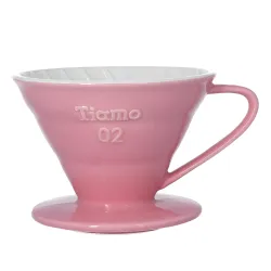 Dripper Ceramiczny Tiamo różowy V02
