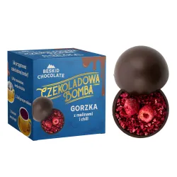 Beskid Chocolate Czekoladowa Bomba ciemna z malinami i chili 45 g