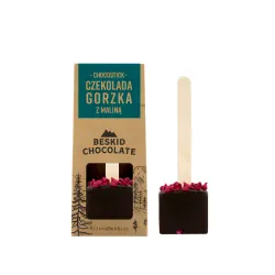 Beskid Chocolate Chocostick z czekolady ciemnej z maliną 45 g
