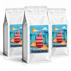Poznańska Budowlanka kawa ziarnista 3 kg 3 x 1 kg